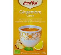 Yogi Tea Té Verde Jengibre Limón 17 Bolsas Juego de 3