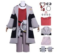 YOGLY Hombre Enjin Disfraz Cosplay Completo Anime Uniforme Set Halloween Carnaval Fiesta Mascarada Disfraces