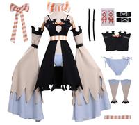 YOGLY Mujer Amo Disfraz Cosplay Completo Anime Uniforme Set Halloween Carnaval Fiesta Mascarada Disfraces