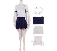 YOGLY San Disfraz con Collar Mujer Cosplay Anime Fantasma Princesa San Uniforme Set para Carnaval Halloween Fiesta Mascarada Juego de rol Traje