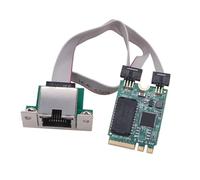 YOGOTEU Adaptador de red M.2 A+E 2.5G/1000/100Mbps de transferencia rápida 2.5G Ethernet tarjeta de enrutamiento WiFi para juegos de vídeos, adaptador de velocidad de edición