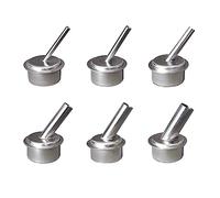 YOGOTEU Juego de boquillas dobladas versátiles 6 tamaños diferentes (3-10 mm) para estación de retrabajo de aire caliente rápida 861 boquilla de calor doblada