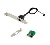 YOGOTEU Tarjeta de red con cable PCIE Gigabit para escritorio I210AT RJ45 Tarjetas de red 2.5Gbps PCIe Server Tarjeta de red