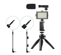 YOGOTEU Trípode flexible para teléfono, soporte para teléfono, soporte para micrófono, luz de relleno, soporte para cámara, soporte de clip