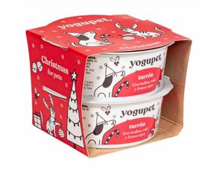 Yogupet Yogur Turrón Especial Navidad para Perros y Gatos 2 x 110 gr