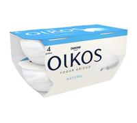 Yogur Griego OIKOS, Danone 4x110g. (Pack de 6 unidades) (OIKOS Yogur griego con sabor a lima-limón)