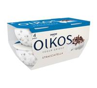 Yogur Griego OIKOS, Danone 4x110g. (Pack de 6 unidades) (STRACIATELLA)