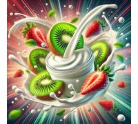 Yogur kiwi-fresa aroma concentrado - Vegano - Sasami - 100ml