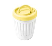 Yogurt Cups Reusable - Airtight Lid Portable Draining Fruit Cup, Overnight Oats Jars, Parfait Shakers | To Go Salad Containers Fork Holders for Snack Ice Cream Sauce Sugar Seasoning Fridge Home Travel