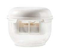 Yogurt Maker Machine - Strainer Container With Transparent Lid | Whey Separator Filter For Making Concentrated Nut Milk Cheese Straining Kitchen Home