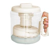 Yogurt Strainer, Handle Container, Liquid Separator Tool, Material, Fine Mesh Filter, Easy Grip, Compact Size, Multi-Use Design, Perfect for Breakfast, Snack, Restaurant, 5.51x7.09 inches