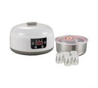 Yogurtera Ajustable 5 Tarros para cristal 90-113°F Fermentación(US regulations)