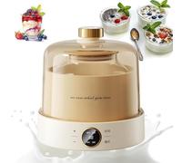 Yogurtera Automática De 15 W con Control De Temperatura Constante Y Temporizador, Fermentación Uniforme De 360 Grados Y Panel Táctil LED para Yogur Casero