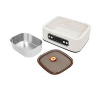 Yogurtera digital automática con 9 vasos de cristal, yogurtera con pantalla LED, control de temperatura (21 - 45 °C) para yogur griego, natto, vino de arroz, olla interior de acero inoxidable, 220 V
