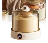 Yogurtera Digital De 1000 Ml: Máquina De Acero Inoxidable Con Pantalla LED Y Temporizador, Fermentación Envolvente De 360°, Para Postres Caseros Frescos Y Saludables.,A