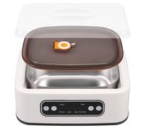 Yogurtera Eléctrica Con 9 Tarros con Temporizador, Termostato Ajustable, Maquina Para Hacer Yogur Casero, Yogurtera para Yogur, Queso Fresco y Queso Crema, 1.6L,Square