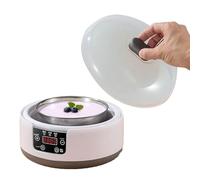 Yogurtera Inteligente - Tiempo De Temperatura Ajustable, Automático | Máquina De Hielo Y Postre, Cocina Doméstica, Cono De Queso Perfecto, De Camping, Desayuno, Cocina Eléctrica, K