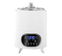 Yogurtera, Máquina Inteligente de Yogurt de Temperatura Constante 8/12L con Control Inteligente y Temporizador, Incubadora de Yogur Casera Máquina de Fermentación Eléctrica White 8L