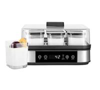 Yogurtera, Yogurtera Eléctrica, Maquina Para Hacer Yogur Casero, Yogurtera para Yogur, Queso Fresco y Queso Crema, con 9 Tarros de 170 ml con Tapa, con Temporizador, Termostato Ajustable, 40 W