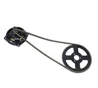 YOGUT Correas de transmisión Caja Cambios Correa Cadena Eslabones 25H T8F para Mini Moto Pocket Bike 47cc 49cc Sistema Transmisión Piñón Trasero 138 Correa Trapezoidal (Talla : 25H)