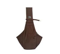 YOHFRFGX Aberfields Cat Carrier Pouch Bag, Cat Carrier Pouch, Cat Carrier Soft, Pet Outdoor Travel Sling Carrier, Anti-Scratching Grooming Pouch Tote Bag, for Claw Care Nail Trimming (Coffee)