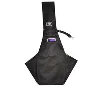 YOHFRFGX Aberfields Cat Carrier Pouch Bag, Cat Carrier Pouch, Cat Carrier Soft, Pet Outdoor Travel Sling Carrier, Anti-Scratching Grooming Pouch Tote Bag, for Claw Care Nail Trimming (Black)