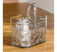 YOHFRFGX Doggocomfy Pet Water Fountain, 2024 New Automatic Circulating Water Fountain for Pets, Cats and Dogs Water Dispenser, Automatic Pet Water Fountain 1000ml Capacity (Transparent)