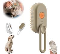 YOHFRFGX Peine Spritz Defur, 2024 Nuevo Peine Spritz Defur para Gatos, Cepillo de Agua 3 en 1, Cepillo de Aseo para Eliminar el Pelo enredado y Suelto (Gray)