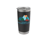 Yoho National Park in Canada Nature Vacation Souvenir Design Vaso térmico de acero inoxidable de doble pared