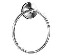 YOHOM Anillo de Toalla con Ventosa Toallero de Aro Anillo para Toalla Toallero de Anilla de Toalla para Baño Cocina de Acero Inoxidable Soporte de Toalla para Ducha Pared sin Taladro Plata