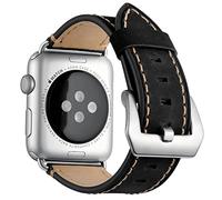 Yohryi Compatible con Apple Watch Band de 49 mm, 45 mm, 44 mm, 42 mm, 41 mm, 40 mm, 38 mm, correa de cuero vintage Crazy Horse para iWatch Series 9, 8, 7, 6, 5, 4, 3, 2, 1, SE Ultra2 Ultra