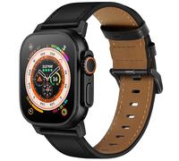 Yohryi Compatible con Apple Watch Band de 49 mm, 45 mm, 44 mm, 42 mm, 41 mm, 40 mm, 38 mm, correa de repuesto de cuero genuino Crazy Horse para iWatch Ultra 1 2 Series 9 8 7 6 5 4 3 2 1 SE
