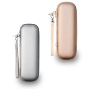 YoHyien 2 Piezas Estuche Cepillo Electrico de Viaje para Oral B iO/Oral B Pro/Philips Sonicare, Funda Cepillo Electrico Portátil, Estuche Rigido Guarda Cepillos de Dientes (Plateado + Oro Rosa)