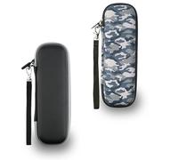 YoHyien 2 Piezas Estuche Cepillo Electrico de Viaje para Oral B iO/Oral B Pro/Philips Sonicare, Funda Cepillo Electrico Portátil, Estuche Rigido Guarda Cepillos de Dientes (Negro + Camuflaje)