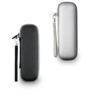 YoHyien 2 Piezas Estuche Cepillo Electrico de Viaje para Oral B iO/Oral B Pro/Philips Sonicare, Funda Cepillo Electrico Portátil, Estuche Rigido Guarda Cepillos de Dientes (Blanco + Plateado)