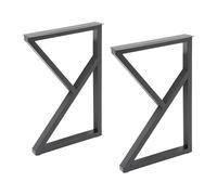 YOICUATGNA 2 patas de mesa de 45 x 9 x 70 cm, patas de mesa en forma de K, diseño industrial, estructura de patines para mesa de comedor, escritorio, estructura de mesa, patas de muebles de metal para