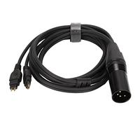 Yoidesu Cable HiFi con 4 pines XLR balanceado macho compatible con Sennheiser HD650 HD600 HD580 HD660S HD58X HD565 HD545 HD535 HD6XX Cable de actualización de audio de repuesto para auriculares