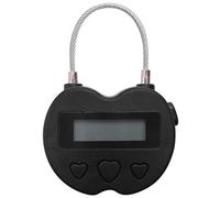 Yoiimiya Smart Time Lock Time Lock USB Recargable Temporal Temporal Candado Temporal Temporizador Electrónico de Viaje Negro
