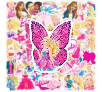 Yoimckay 100 pegatinas de dibujos animados de princesas impermeables de anime DIY decoración de vinilo para taza, guitarra, equipaje, portátil