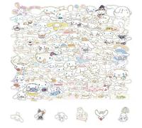 Yoimckay 100 Piezas Kawaii Pegatinas, Stickers de Vinilo Estéticas, Pegatinas de Lindo Dibujos Animados Niños, Pegatinas de Anime Impermeables, para Maleta Portátil Monopatín Taza Cocina
