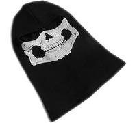 Yoimckay 1pcs Ghost Mask, Call of Ghost Duty Mask Skull Full Face Mask Skeleton Bicycle Motorcycle Neck Face masks Windproof Cosplay Mask for Winter Outdoor Sports