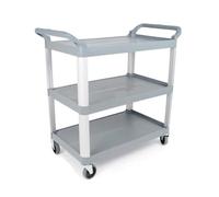 YOIUTRGDK Carro de Almacenamiento Grande con Ruedas, carros con Ruedas de 3 Niveles, Estante Organizador de plástico, carros móviles de salón for el hogar for Herramientas de Tienda(84.5x43x95cm)