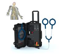 YOIUTRGDK Máquina de Fisioterapia Profesional MT con 2 Asas, energía Ajustable de 1000 a 6000 Gauss y frecuencia de 4,5 kHz, reparación Profunda de la Piel de 5 a 18 cm y no invasiva.