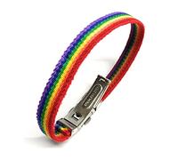 YOJAN PIEL Pulsera Elástica Bandera Orgullo | Bandera Arcoíris | LGTBI