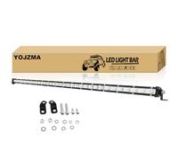 YOJZMA 1 barra LED delgada de 38 pulgadas, 180W 18000LM luz combo spot+flood/niebla Hilera única para off-road/trabajo, IP67 impermeable para camiones 4x4, barcos, SUV, ATV, UTV