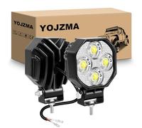 YOJZMA 2PCS Mini LED Antiniebla de 2.8 Pulgadas, 16W 1600LM Luz de Trabajo LED Spot para Offroad, Camiones, Pickup, Coche, SUV, ATV, UTV, 4x4, Barco, Autocaravana, Carrito Golf