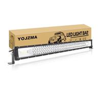 YOJZMA 32 Pulgadas 405W LED Barra de luz, Triple Filas Combo de Puntos de inundación 40500LM Barra de luz IP67 Impermeable Todoterreno LED luz de Trabajo para ATV UTV camión Techo Parachoques