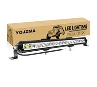 YOJZMA Barra LED de 20 Pulgadas 51cm 60W, Combo Spot/Flood 6000LM, Luz de Trabajo/Conducción, Luces Offroad para Camiones, Pickups, Coches, SUV, ATV, UTV, 4x4, Barcos, Campers, Carritos Golf