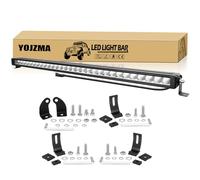YOJZMA Barra LED Delgada de 33 Pulgadas 90W, Luz de Trabajo Spot 9000LM con Conector DT, Luces para Offroad en Camiones, Pickups, Coches, SUV, ATV, UTV, 4x4, Barcos, Campers, Carritos de Golf