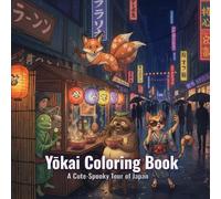 Yokai Coloring Book for Teens and Adults - A Cute-Spooky Tour of Japan: 8.5x8.5 Relaxing Anime-Style 40 Coloring Pages Inspired by Japanese Folklore
